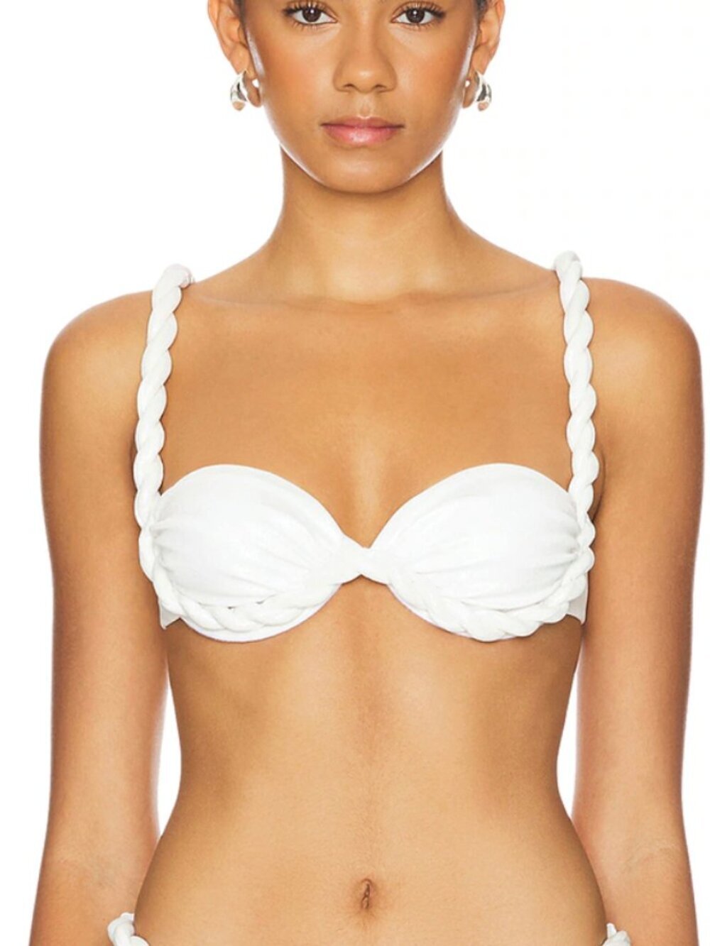 Bahia Maria Olivia Top in Tornasol White size XL